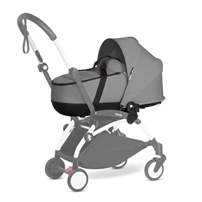Immagine di Babyzen YOYO Navicella, Grigio Include Materasso doppio e morbido, Guscio capottina ventilati Richiede il telaio YOYO2 (Venduto a parte)