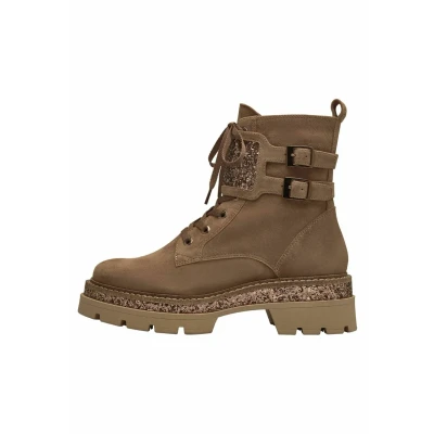 Immagine di Tamaris Stivaletti stringati, Donna, Taglia: 39, Cognac glam pelle e finta