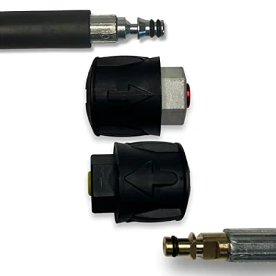 Immagine di M&amp;M Smartek Set di prolunga per tubo Parkside a Kärcher Click Connect System con frizione filettatura M22