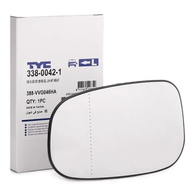 Immagine di TYC 338 0042 1 Vetro Specchio Retrovisore Sx VOLVO: V50, C30, S60 I