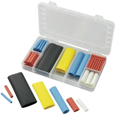 Immagine di TRU COMPONENTS 1565053 Kit guaine termoretraibili Restringimento:3:1 52 Parti