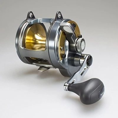 Immagine di Shimano mod. Tyrnos Mulinello moltiplicatore, per pesca in alto mar, colore: nero/oro, TYR20
