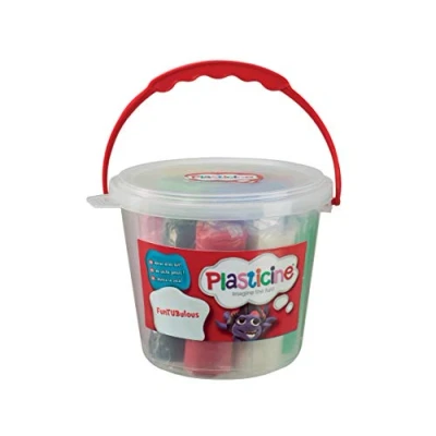 Immagine di Plasticine F9L10259 FunTUBulous Modelling Clay with Moulds, Multi Colour