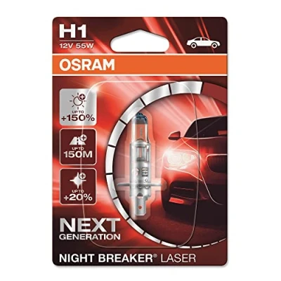 Immagine di OSRAM 64150NL 01B Lampadina, faro di profondità H1 12V 55W 4050K Alogeno FIAT: Panda II Hatchback, 500 Punto FORD: FIESTA 6