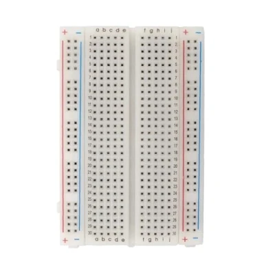 Immagine di MMOBIEL 1pcs PCB Breadboard Prototipo Senza Saldature di Circuito 1x400 Punti Compatibili con DIY Arduino, Raspberry Pi 2/3 / 4/5 Projekte Proto Shield Distribution Blocchi Collegamento