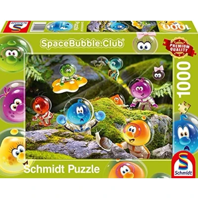 Immagine di Schmidt Spiele 59942 Space Bubble Club, Arrival in the Moss Forest, 1000 piece jigsaw puzzle, Multicolore