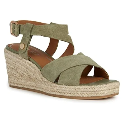 Immagine di Geox D Panarea Espadrillas, Donna, Taglia: 36, Pistachio Scamosciato