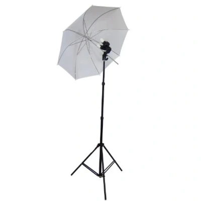 Immagine di DynaSun JDD8KIT E27 4 in 1, Set da Studio Professionale, Supporto Cavalletto Stativo, Portalampada, Ombrello Diffusore Bianco per Illuminatore Luci Flash