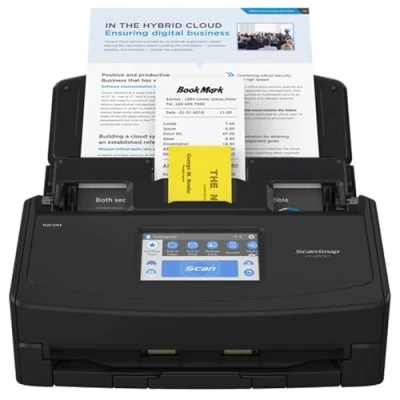 Immagine di ScanSnap iX1600 Nera Scanner documenti per ufficio ADF Fronte Retro Duplex A4, Touchscreen, Wi Fi, USB3.2