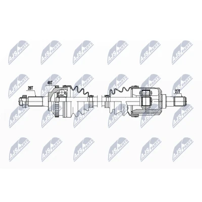 Immagine di NTY NPW KA 388 Albero motore / Semiasse Assale anteriore Dx 910 Cambio manuale