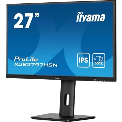 Immagine di iiyama Monitor XUB2797HSN B2 27, IPS, 1920 x 1080/100Hz, 1H1DP1C, HAS, RJ45