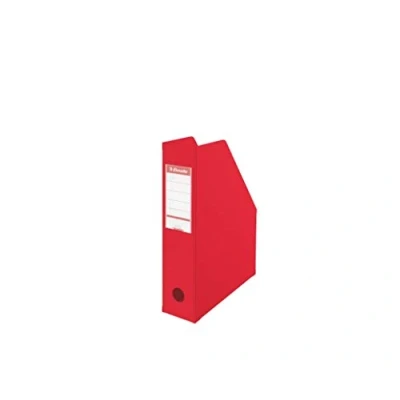 Immagine di Esselte Portariviste con Dorso da 70 mm, Formato A4, Rosso, Confezione piatta, Gamma Vivida, 56003