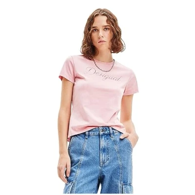 Immagine di Desigual Tshirt con stampa, Donna, Taglia: XS, Pink