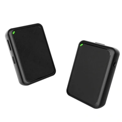Immagine di Wireless Camera Microfono, Gimpro MB1(M) 2.4GHz Senza Fili Lavali Fotocamera e Videocamere Microphone 1 Pulsante Mute 3 Modalità De Noise per vlog Tiktok,Wireless Lavalier Microfoni Camcorder DSLR