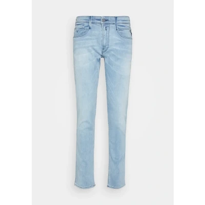 Immagine di Replay Jeans da Uomo Anbass Slim Fit con Power Stretch, Blu (Light Blue 010), 30W / 34L