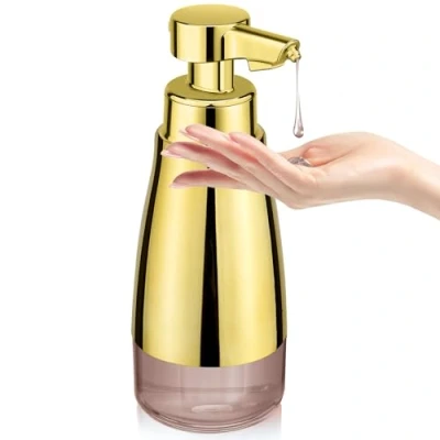 Immagine di Phneems Dispenser Sapone Automatico Bagno Schiuma con Sensore Infrarossi IPX5 Impermeabile Adatto Per Cucina Hotel Acciaio Inossidabile Argenteo