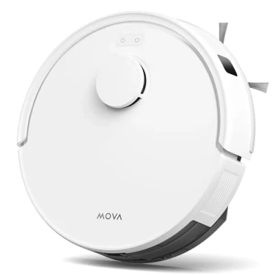 Immagine di MOVA E20 Robot Aspirapolvere e lavapavimenti Navigazione LDS, Potenza di aspirazione 5.000 Pa, Mop 2 in 1, Corpo Compatto
