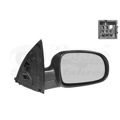 Immagine di Specchio retrovisore esterno Van Wezel 3777808 Dx con la prima mano completo, convesso, per regolazione elettrica specchio, termico veico