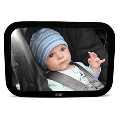 Immagine di specchietto retrovisore per bambini HECKBO, infrangibile seggiolino auto, auto senza parti, in