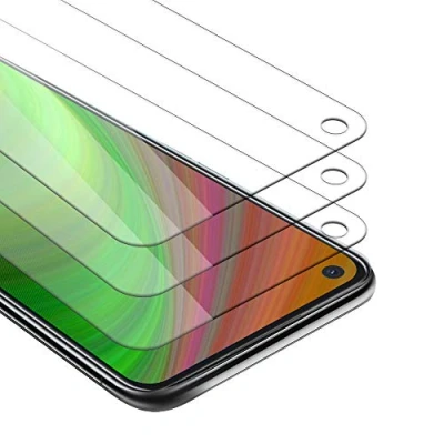 Immagine di Cadorabo 3x Pellicola Protettiva compatibile con Oppo A72 in ELEVATA TRASPARENZA Pacco di 3 Vetro protezione del display (Tempered) durezza 9H compatibilità 3D touch