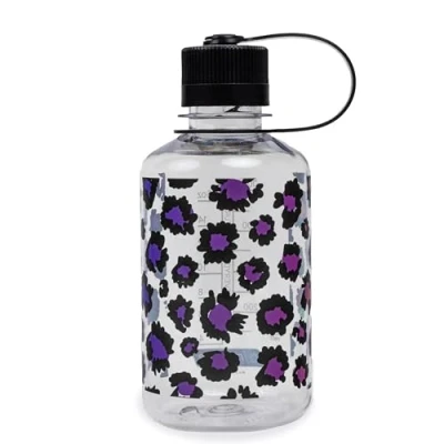 Immagine di Nalgene Sustain Tritan Borraccia senza BPA, realizzata con materiale derivato dal 50% di rifiuti plastica, 473 ml, bocca stretta, ghepardo arcobaleno