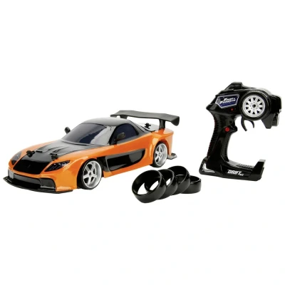 Immagine di JADA TOYS 253209001 Fast &amp; Furious RC Drift Mazda RX 7 1:10 Automodello per principianti Elettrica Auto stradale