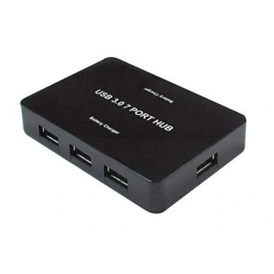 Immagine di Value 7 Porte Hub combinato USB Nero