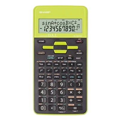 Immagine di Sharp EL 531TH Calcolatrice per la scuola Verde Display (cifre): 10 A batteria (L x P) 80 15 161 mm