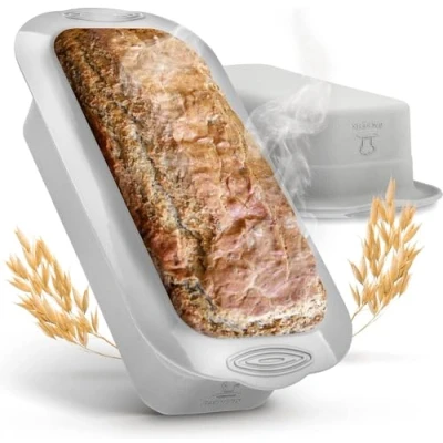 Immagine di Backefix 23cm Flexi stampo per pane in cassetta silicone 750g, Forma cuocere il pane, torte e altro, l’originale collaudato senza fronzoli, stabile, ecologico