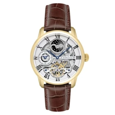 Immagine di Thomas Earnshaw Longitude ES 8006 02, Orologio da Polso Analogico Uomo, Cinturino in Pelle, Colore Marrone