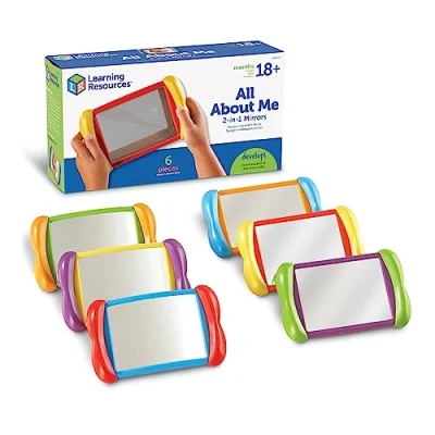 Immagine di Learning Resources Specchietti 2 in 1 All About Me (set da 6)