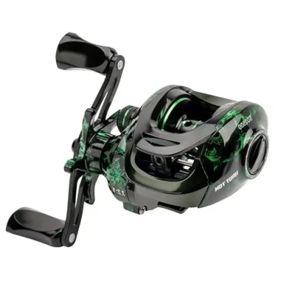 Immagine di Mulinello da pesca Baitcasting,Sistema frenante magnetico per la in acqua salata e dolce, Mulinelli Baitcaster con cuscinetti a sfera acciaio inox 18+1BB, disponibile 7.1: 1