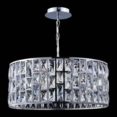 Immagine di MAYTONI DECORATIVE LIGHTING Meravigliosa lampada a sospensione in metallo cromato regolabile altezza, 4 luci, escluso E27 60W 220 240V
