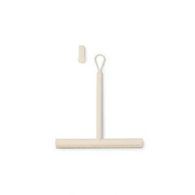 Immagine di Brabantia ReNew Tergivetro per Doccia con Gancio Spazzola in Silicone Vetri &amp; Piastrelle del Bagno Impugnatura Morbida Antiscivolo Resistente alla Corrosione Soft Beige 42,1 x 9 cm