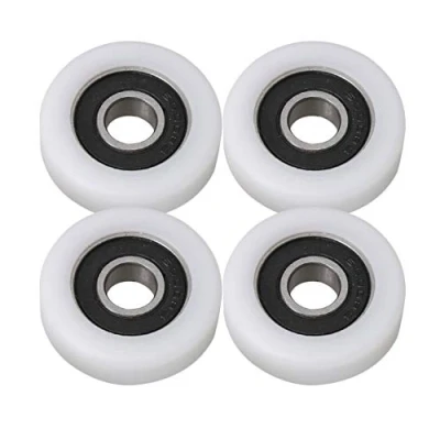 Immagine di BQLZR 36x10x10,5mm Bianco 6000ZZ Cuscinetto a sfere con cuscinetti Guida Puleggia Ruote 97KG di carico Confezione da 4