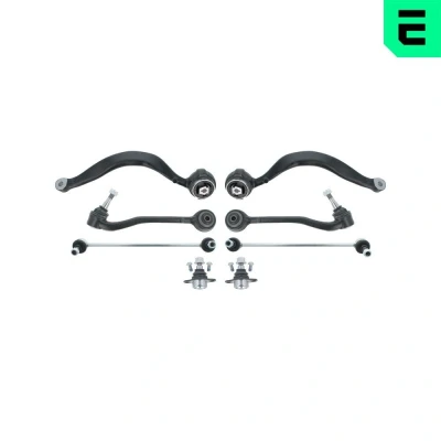 Immagine di OPTIMAL G8 2007 Kit braccio oscillante, Sospensione ruota Assale anteriore con snodo portante/di guida, barra d&#039;accoppiamento BMW: X5