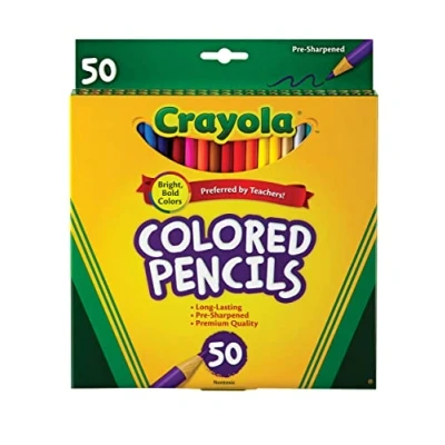 Immagine di CRAYOLA 50 Matite Colorate, ideali per progetti artistici e creativi