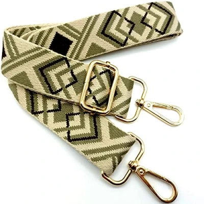Immagine di Tracolla per Borse Donna Colorato Cinghia Della Borsa Larga, Regolabile con Gold Moschettone, Durevole Crossbody Borsa, Borsetta, Chitarra DIY Spalla Accessori Ragazze, 19