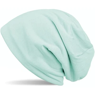 Immagine di styleBREAKER Berretto Unisex Classico a Tinta Unita con Interno in Tessuto Felpato, Foderato 04024008, Colore:Verde Menta Chiaro