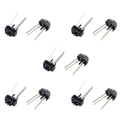 Immagine di HALJIA 10PCS TCRT5000 TCRT5000L sensore ottico riflettente IR Switch compatibile con Arduino