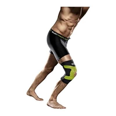 Immagine di Select Kompressions kniebandage, Ginocchiera a Compressione Uomo, Nero, XXL