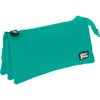 Immagine di Grafoplás Astuccio scolastico triplo, turchese, 23,5 x 12 14 cm, bits&amp;bobs, colori vivaci, 23,5x12x14cm, Scuola