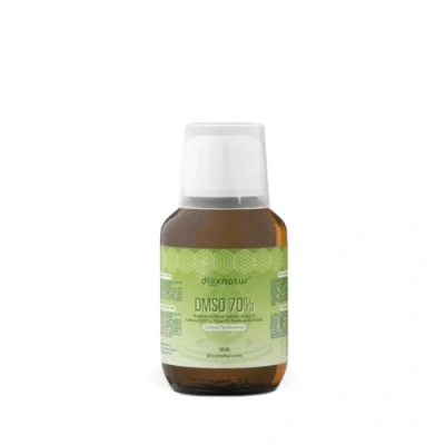 Immagine di Dioxnatur ® DMSO 70% 100ml Dimetilsolfossido di grado farmaceutico in flacone vetro ambrato con contagocce