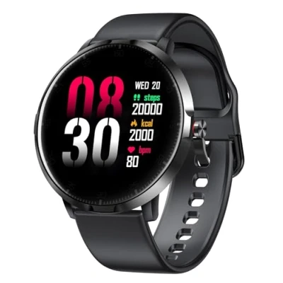 Immagine di Emporia Watch Basic Smartwatch, orologio con monitoraggio del sonno, misurazione della frequenza cardiaca, dell&#039;ossigeno nel sangue e pressione sanguigna, contapassi,