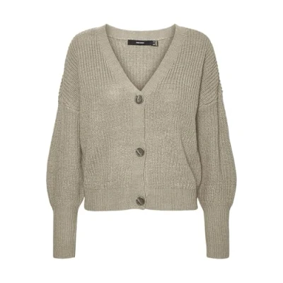 Immagine di Vero Moda Vmlea LS V NECK CUFF NOOS Cardigan, Donna, Taglia: Small, Laurel