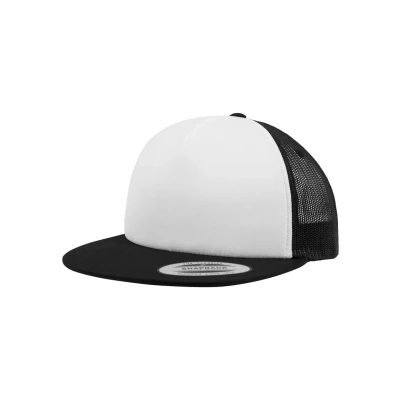 Immagine di Flexfit FOAM Trucker Cappellino, Taglia: One Size, Blk/wht/blk