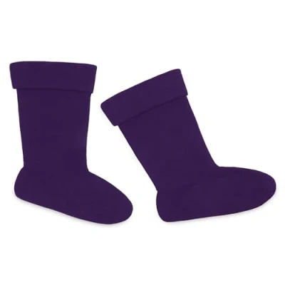 Immagine di CityComfort Calze Termiche Donna Invernali per Stivali in Gomma 36 41 Calzini Riscaldanti Caldissimo Pile Escursionismo Trekking (Viola, 40/41 EU)
