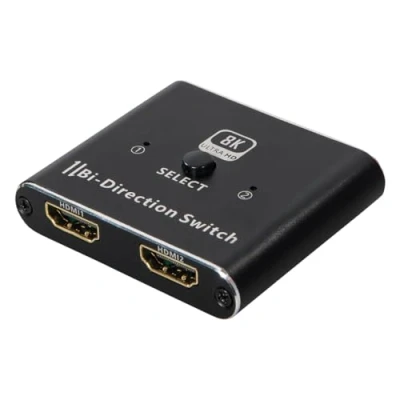 Immagine di MAXTRACK Distributore bidirezionale HDMI 8K CS39L, splitter &amp; Switch, 2 in 1out o 1 2out, 8 K @60 Hz, 4 @120 compatibile con PS5, Xbox, streaming, proiettore, TV