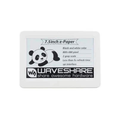 Immagine di Waveshare 7.5inch Passive NFC Powered e Paper No Battery Wireless Powering and Data Transfer