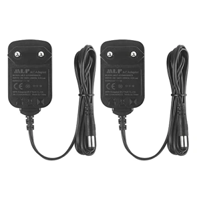 Immagine di Security 01 Confezione da 2 adattatori DC 6 V, A, 1000 mA. Connettore 5,5 mm x 2,1